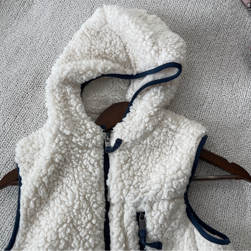 Original Weatherproof vintage Cozy White Sherpa vest XS - Picture 6 of 7